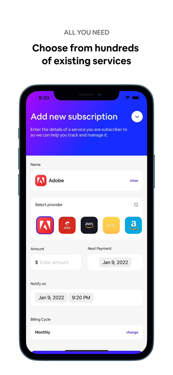 Dinero Subscription Manager