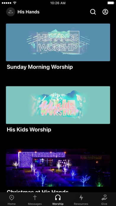 His Hands Church Screenshot