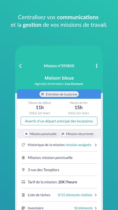 Screenshot #3 pour Turno - Hôtes