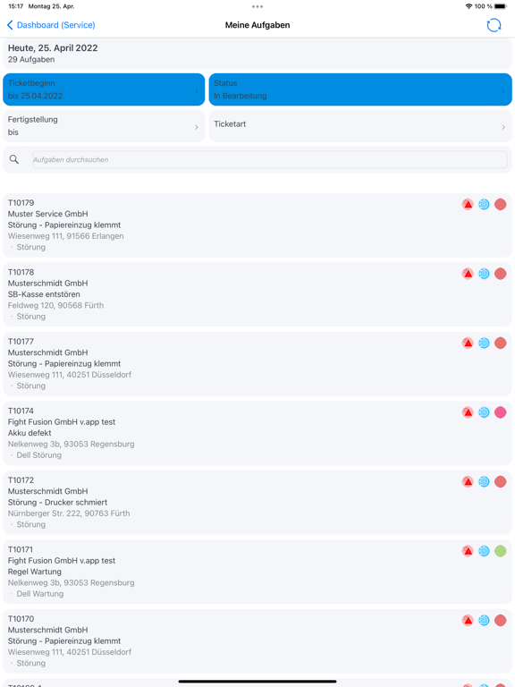 Screenshot #4 pour v.App Servicemanagement