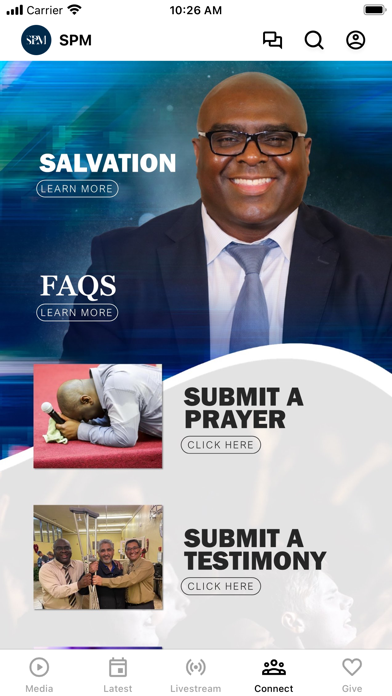 Sean Pinder Ministries Screenshot