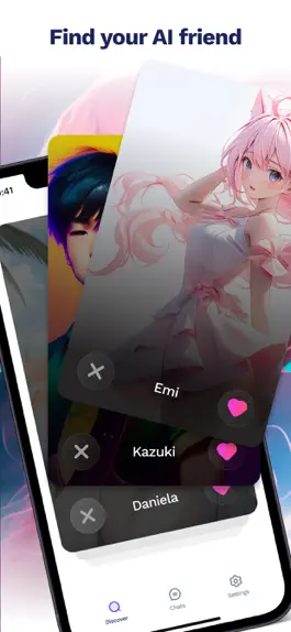 Game screenshot AI Anime Chat - Virtual Dating apk