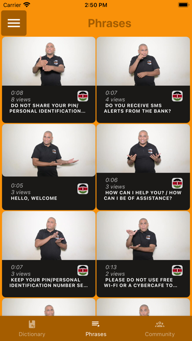 Deaf eLimu Banking Screenshot