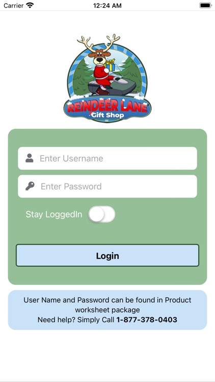 Reindeer Lane Checkout App