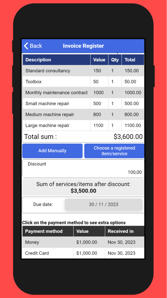 #6. Invoice maker PDF (iOS) 由: Aleff Silva