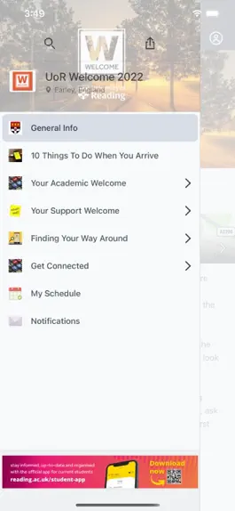 Game screenshot UoR Welcome apk