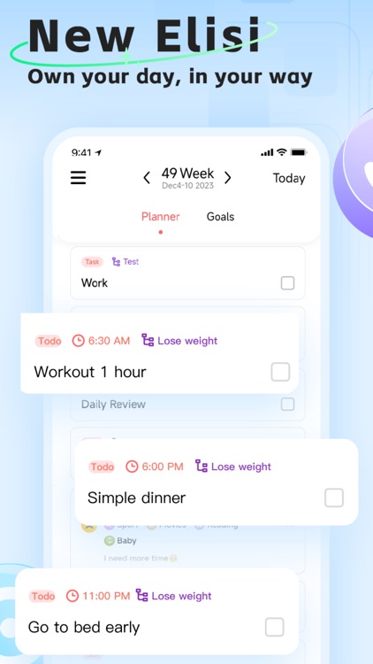 Elisi: Goal Planner & Tracker