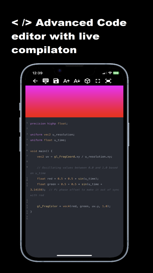#2. ShaderVF (iOS) 由: Alex Zoller