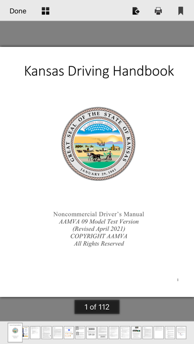 Kansas DMV Test Prep Screenshot
