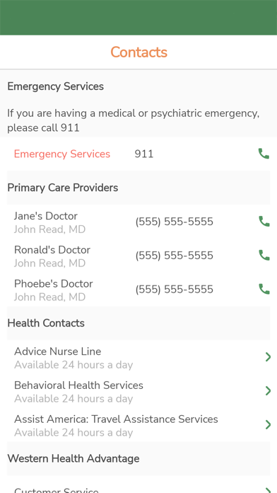 Western Health Advantage Screenshot