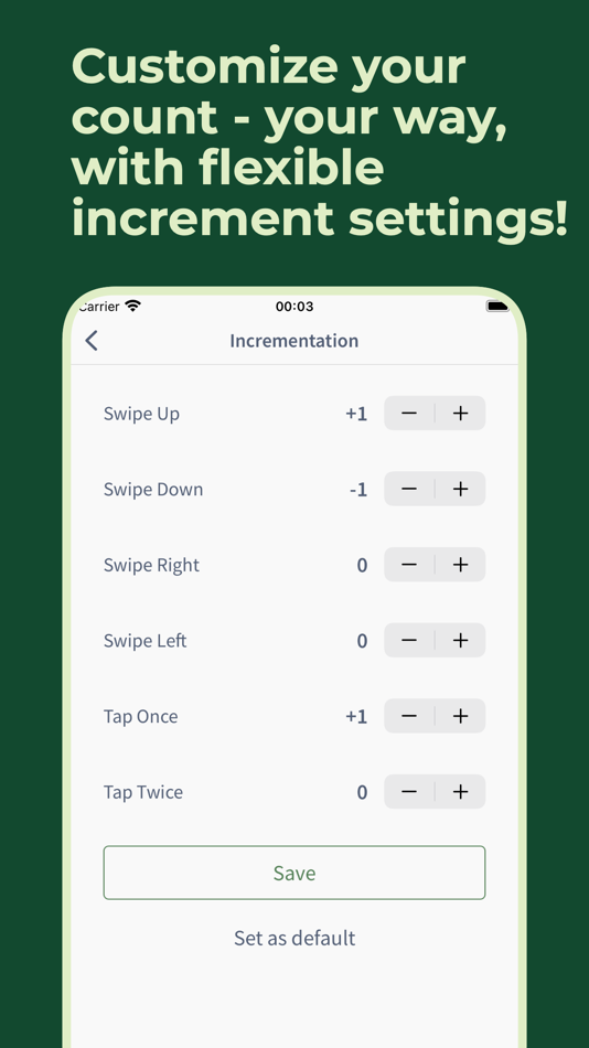 #5. Swipe Tally Counter (iOS) 由: Oguz Kaytanci
