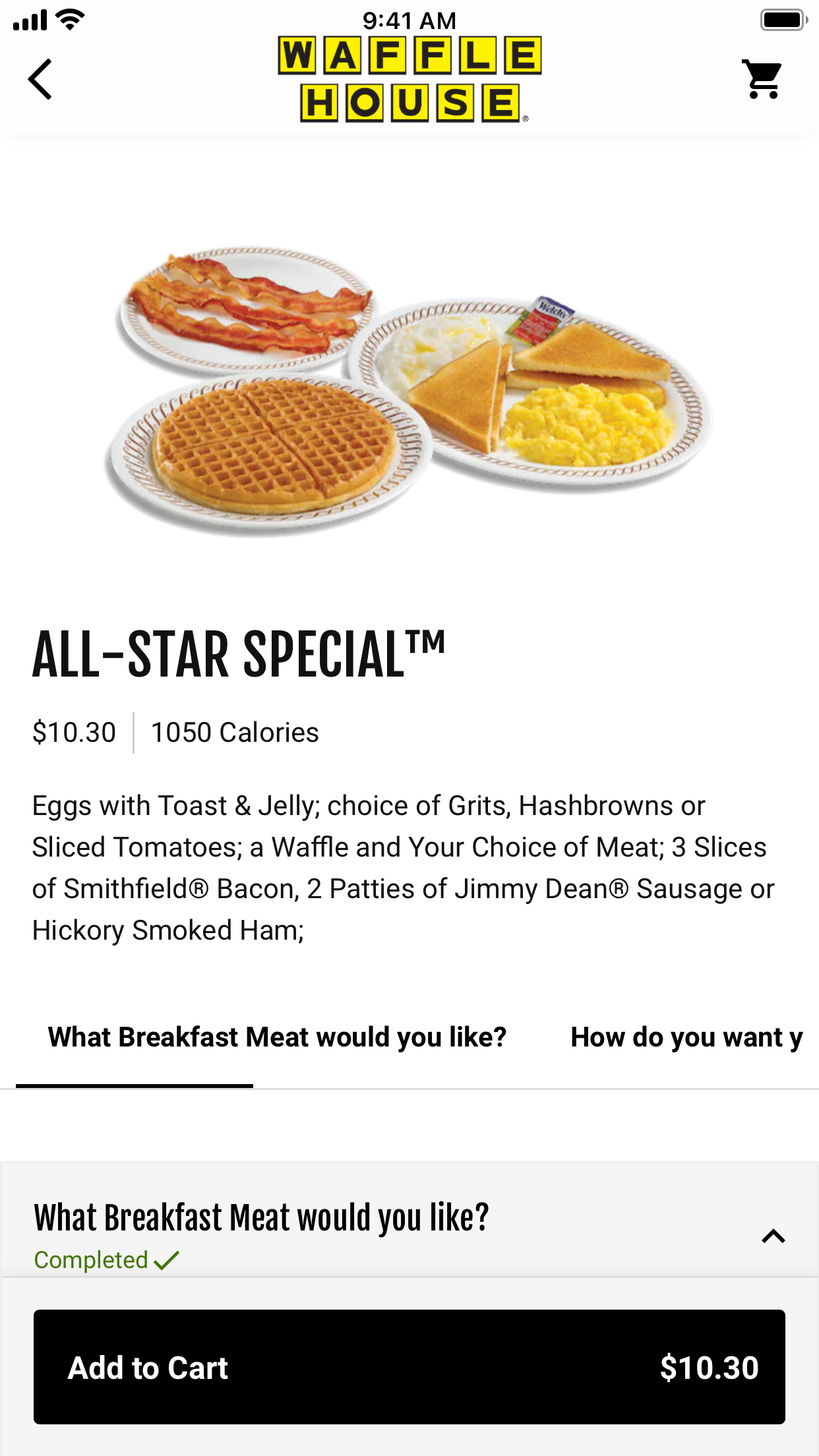 Waffle House Ordering screenshot 4