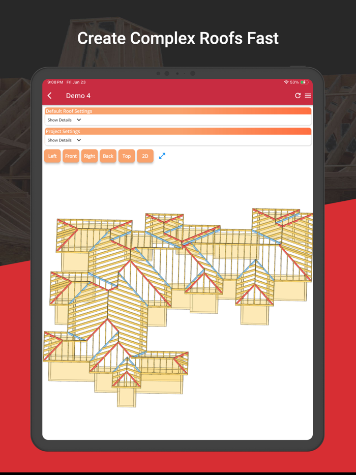 RedX Roof Builder - 3D Design