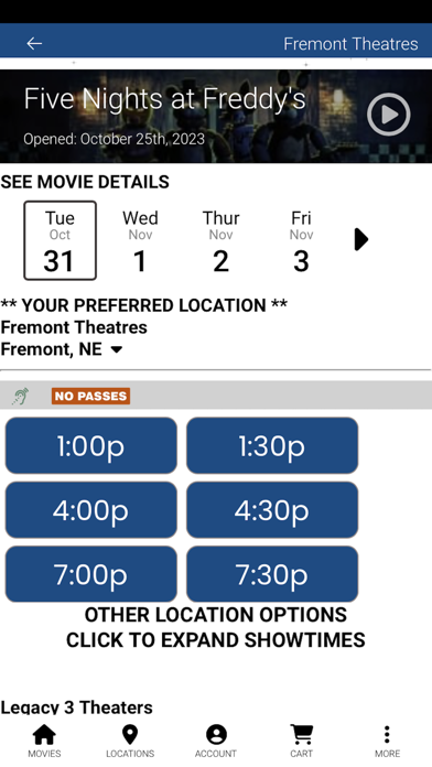 Royal 3 Theaters Screenshot