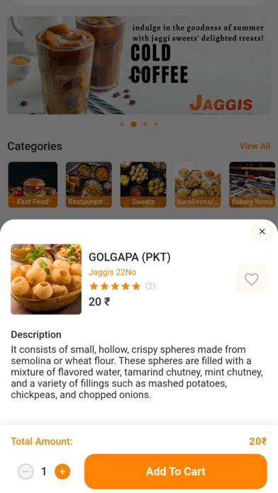 Jaggis Sweets Screenshot