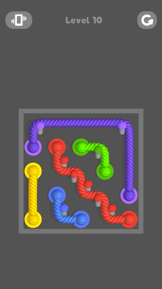 #3. Connect Ropes 3D (iOS) 由: Marat Giliazov