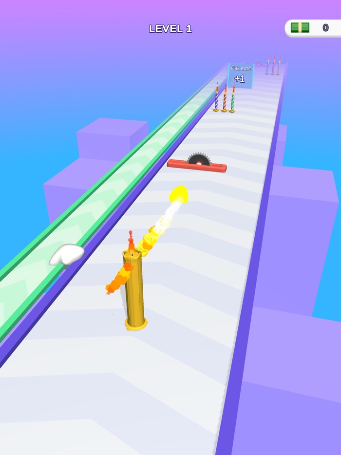 Candle Run Colors 3D