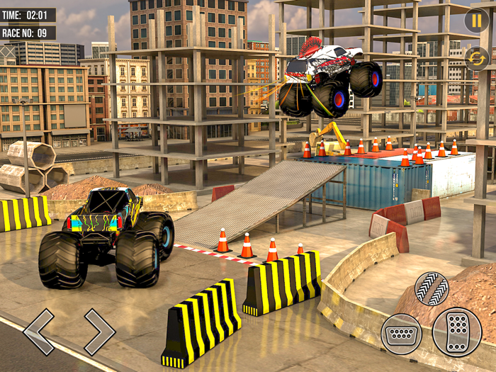 Monster Truck Drag Race Clash