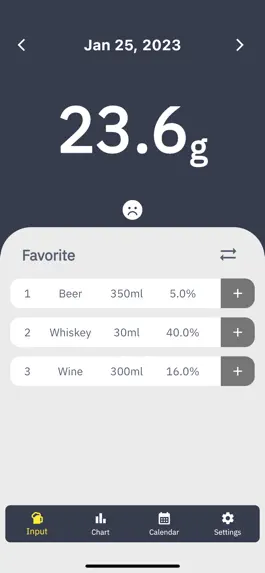 Game screenshot Simple Drink Log apk