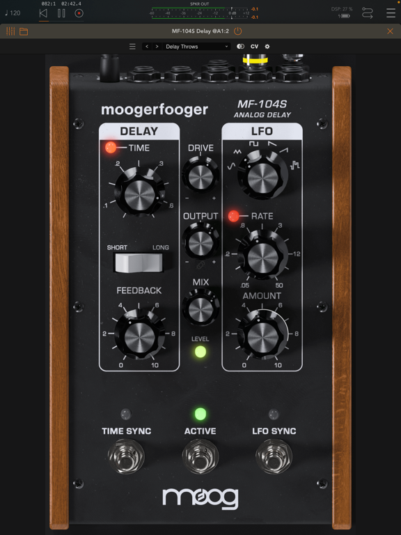 Screenshot #4 pour MF-104S Analog Delay