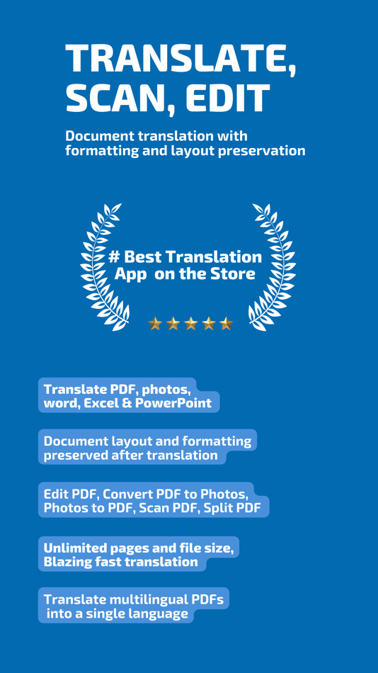 #1. PDF Translator: Translate (macOS) 由: Alex Gameli Heyman