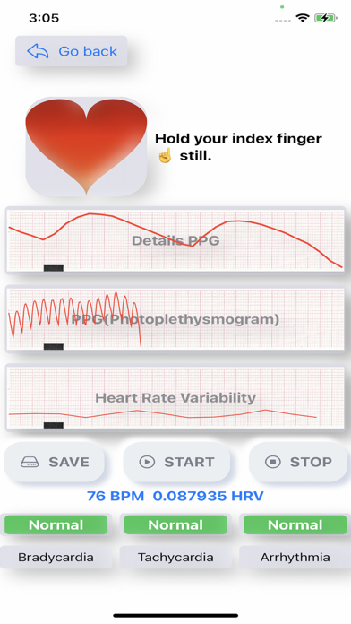 Cardiac Diagnosis Screenshot