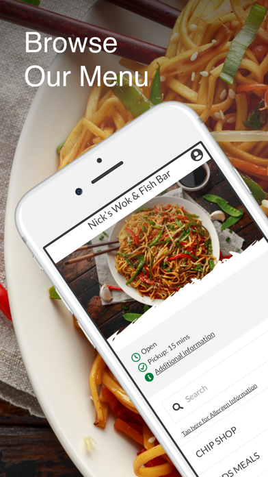 Nick's Wok & Fish Bar Screenshot