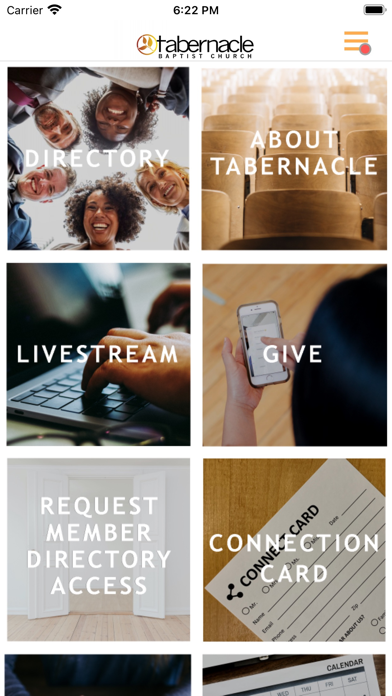 Tabernacle Baptist Church App Screenshot