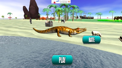 Angry Crocodile Beach Attack Screenshot
