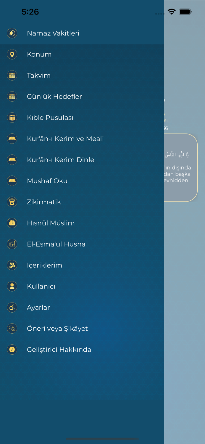 Kıblegâh Namaz Vakitleri