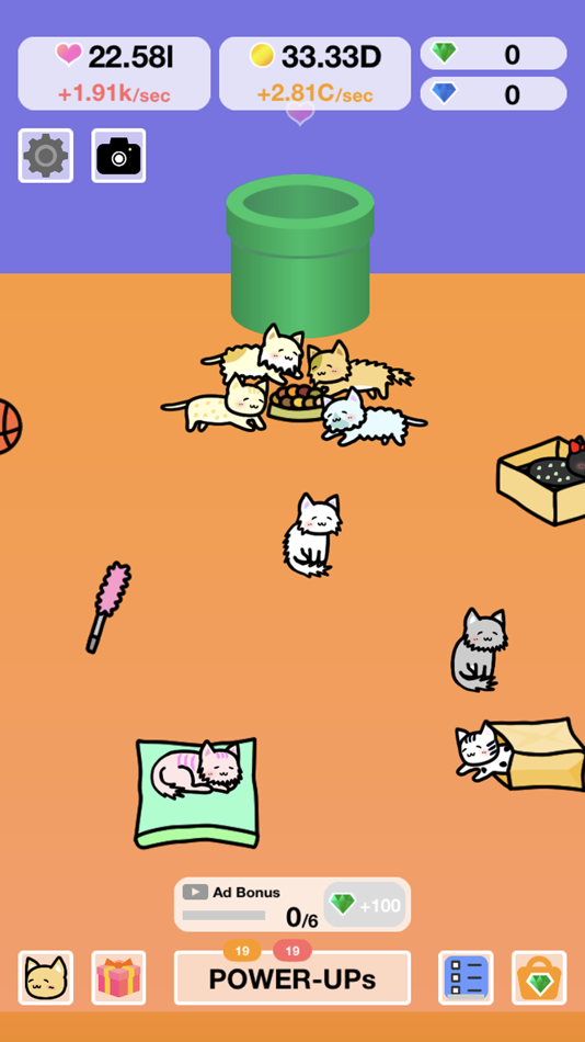 #3. Cat Island - Relaxing Game (iOS) Podle: KAZUYA KAMIOKA