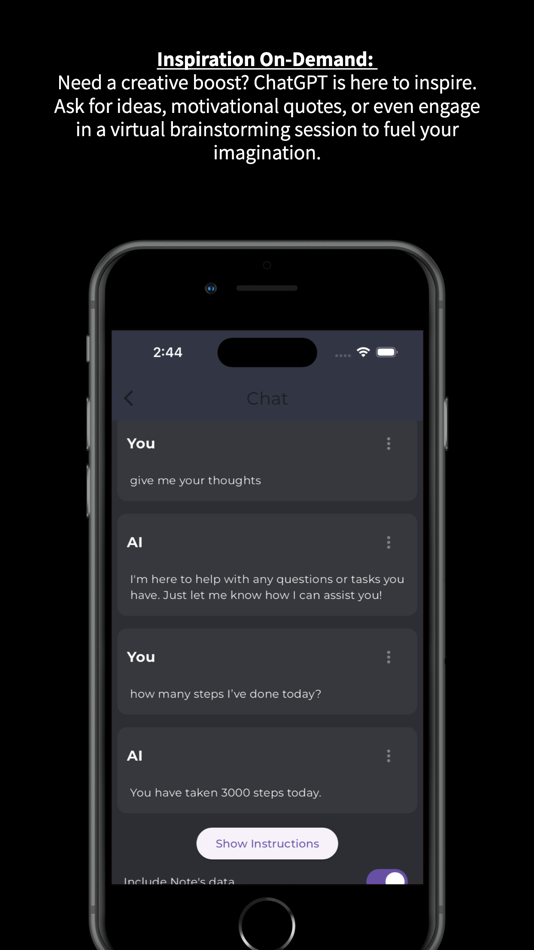 #2. Chrono(Offline note-taking)GPT (iOS) Podle: Anvar Turdiyev