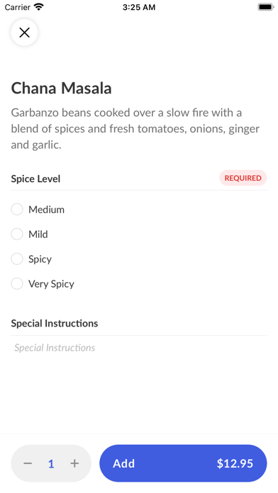 Sai Ram Indian Cuisine Screenshot