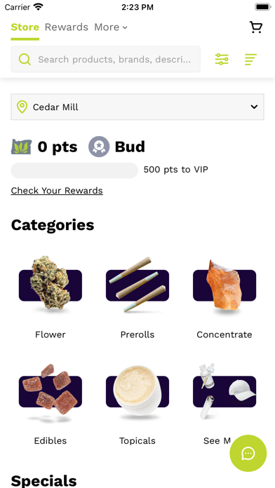 Western Oregon Dispensary Screenshot