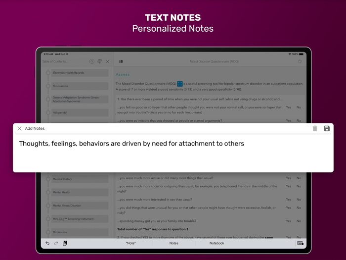 PsychNotes Clinical Pkt Guide