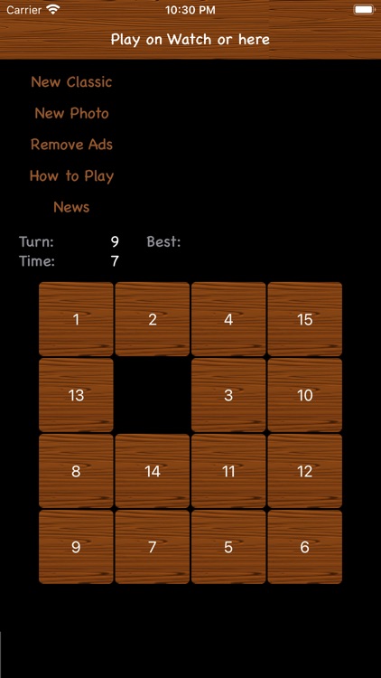 Watch 15 Puzzle