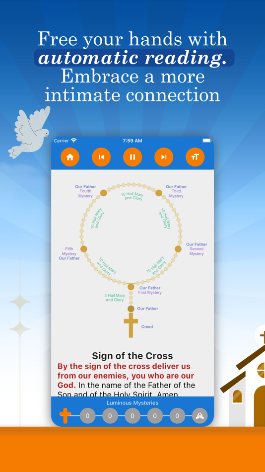 #3. The Holy Rosary with voice (iOS) Podle: MoviliXa SAS