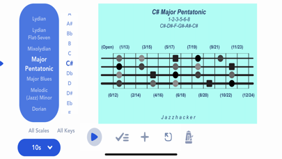 Jazzhacker Scales for 4x Bass Screenshot