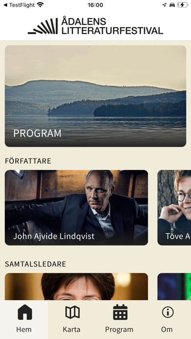 Ådalens Litteraturfestival Screenshot