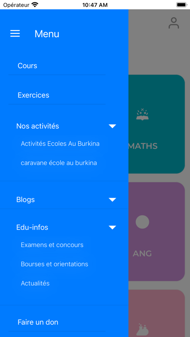 Écoles Au Burkina Screenshot