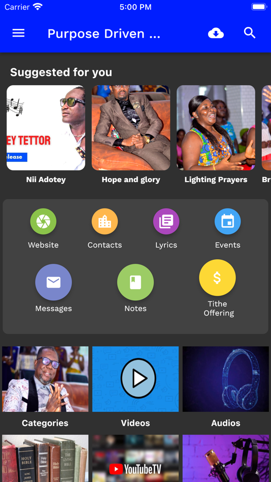 #2. Purpose Driven Chapel (iOS) 由: Solomon Godson Mintah