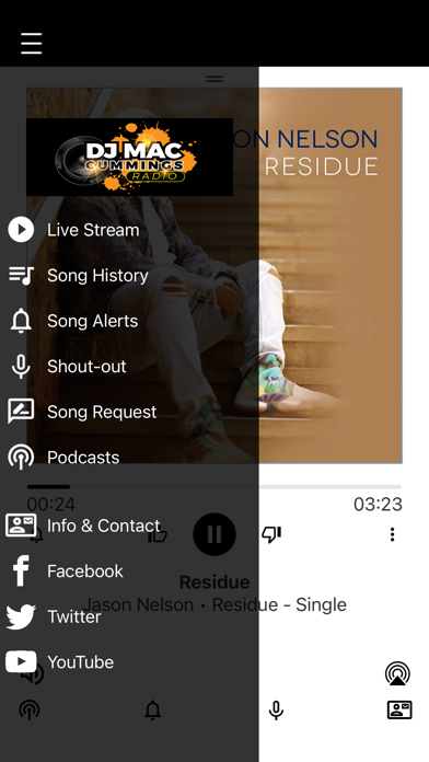 DJ Mac Cummings Radio Screenshot