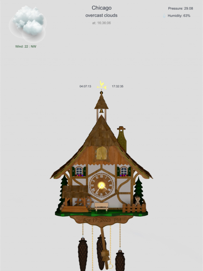 ClockZone Cuckoo Weather Ed