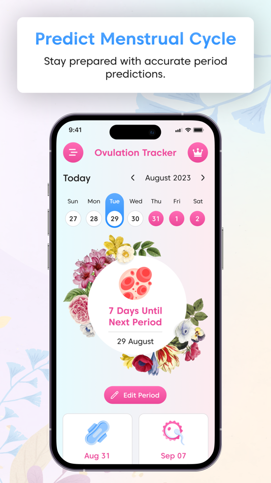 #1. Ovulation Calculator & Tracker (iOS) Podle: Denis Vithani