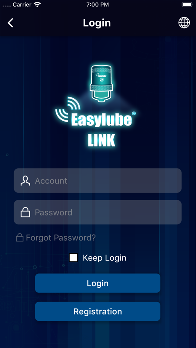 Easylube® LINK Screenshot