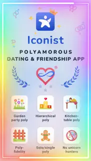 iconist - polyamorous dating iphone screenshot 1