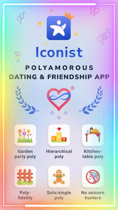 Iconist - Polyamorous Dating Screenshot