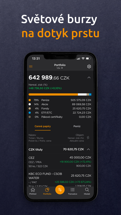 Patria Finance Screenshot