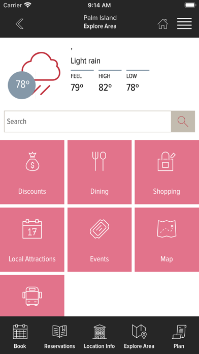 Palm Island Resort & Spa Screenshot