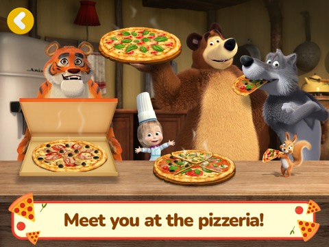 Masha and The Bear: Pizzeria!のおすすめ画像6